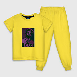 Пижама хлопковая детская Dark Salah, цвет: желтый