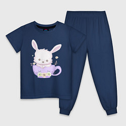 Детская пижама Милый Крольчонок Внутри Чашки