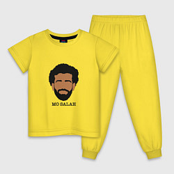 Пижама хлопковая детская Mo Salah Liverpool, цвет: желтый