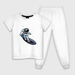 Детская пижама Космонавт на серфинге