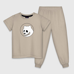 Детская пижама Смешной медведь с зубами