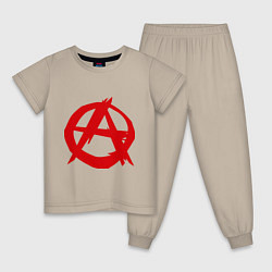 Детская пижама Символ анархии
