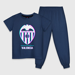 Детская пижама Valencia FC в стиле Glitch