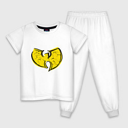 Пижама хлопковая детская Style Wu-Tang, цвет: белый