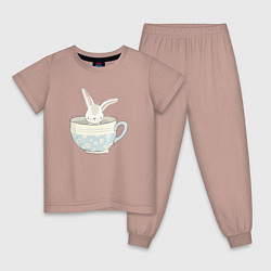 Детская пижама Кролик в чашке