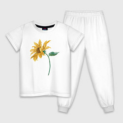 Детская пижама Branch With a Sunflower Подсолнух