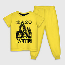 Детская пижама Led Zeppelin Black