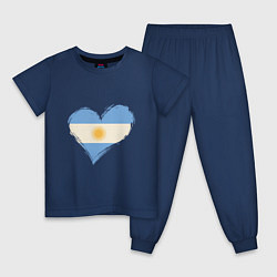 Детская пижама Сердце - Аргентина