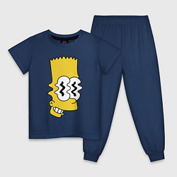 Детская пижама Bart Simpson - glitch