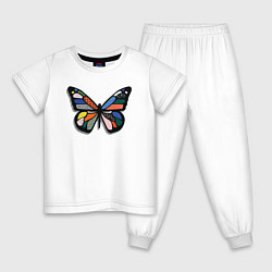 Детская пижама Графичная бабочка
