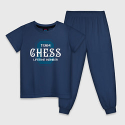 Детская пижама Пожизненный член команды по шахматам