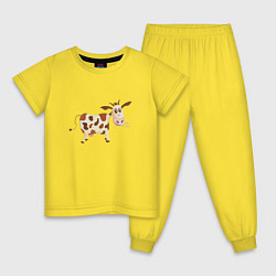 Детская пижама Корова кушает