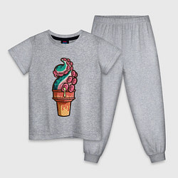 Детская пижама Мороженое осьминог