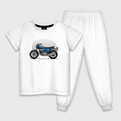Детская пижама Синий классический мотоицкл