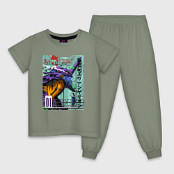 Детская пижама EVA 01 Poster - Evangelion