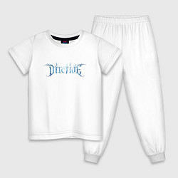 Пижама хлопковая детская Diretide Dota 2, цвет: белый