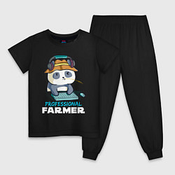 Детская пижама Professional Farmer - панда геймер