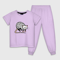 Детская пижама Удивлённый опоссум