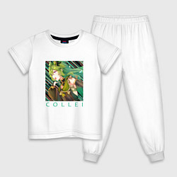 Пижама хлопковая детская Коллеи Стажёр Лесного дозора, цвет: белый