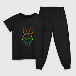 Детская пижама Радужный кролик