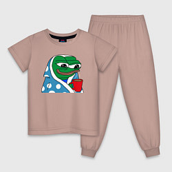 Детская пижама Frog Pepe мем