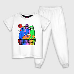 Детская пижама Радужные друзья персонажи игры