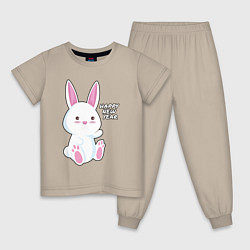Детская пижама Милый кролик happy