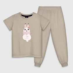 Детская пижама Cute white rabbit