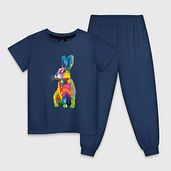 Детская пижама Кролик в стиле поп-арт