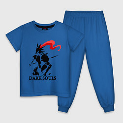 Пижама хлопковая детская Dark Souls, цвет: синий