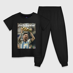 Детская пижама Lionel Messi - world champion - Argentina