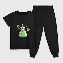 Детская пижама С новым годом - аниме девочка