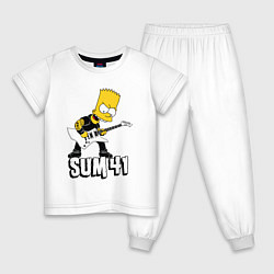 Детская пижама Sum41 Барт Симпсон рокер