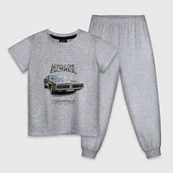 Детская пижама Американский масл-кар Dodge Charger