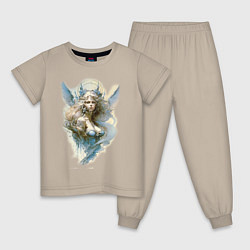 Детская пижама Царевна-Лебедь ангел - нейросеть