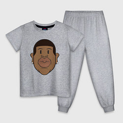 Пижама хлопковая детская Jay-Z, цвет: меланж
