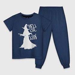 Детская пижама Hell or win white