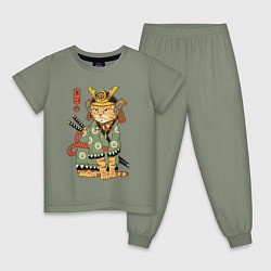 Детская пижама Samurai battle cat
