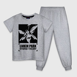 Пижама хлопковая детская LP Hybrid Theory, цвет: меланж