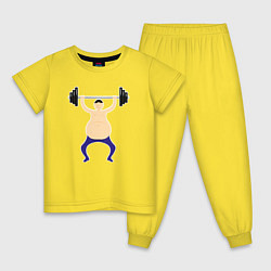 Детская пижама Пузатый силач