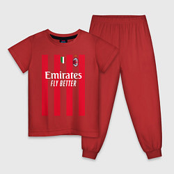 Детская пижама ФК Милан форма 2223 домашняя