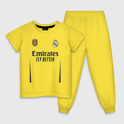 Детская пижама Винисиус Жуниор ФК Реал Мадрид форма 2324 домашняя