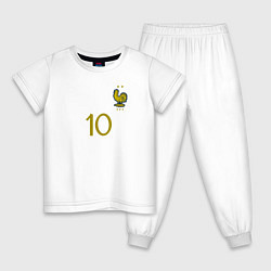 Детская пижама Килиан Мбаппе ЧМ 2022 сборная Франции