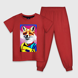 Детская пижама Fox - pop art - fashionista