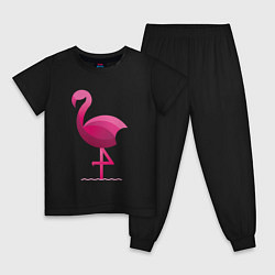 Детская пижама Фламинго минималистичный
