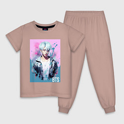 Детская пижама BTS pink style