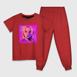 Пижама хлопковая детская Феликс - Stray Kids, цвет: красный