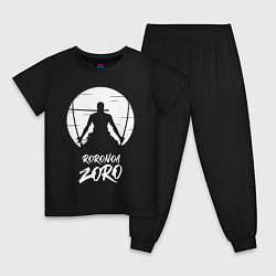 Пижама хлопковая детская Ророноа Зоро, цвет: черный