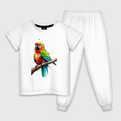 Детская пижама Попугай какаду