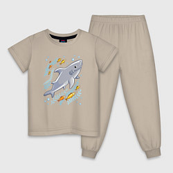 Детская пижама Приключения акулы